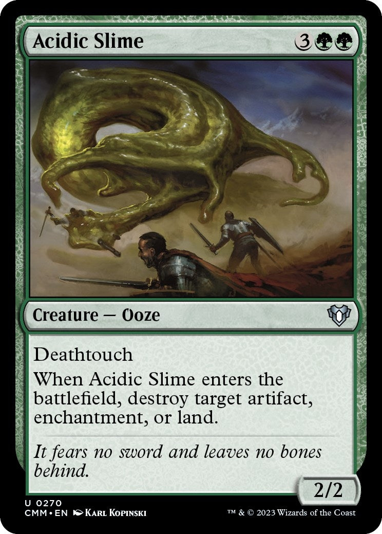 Image for Acidic Slime (270) [Commander Masters] - Magic: The Gathering