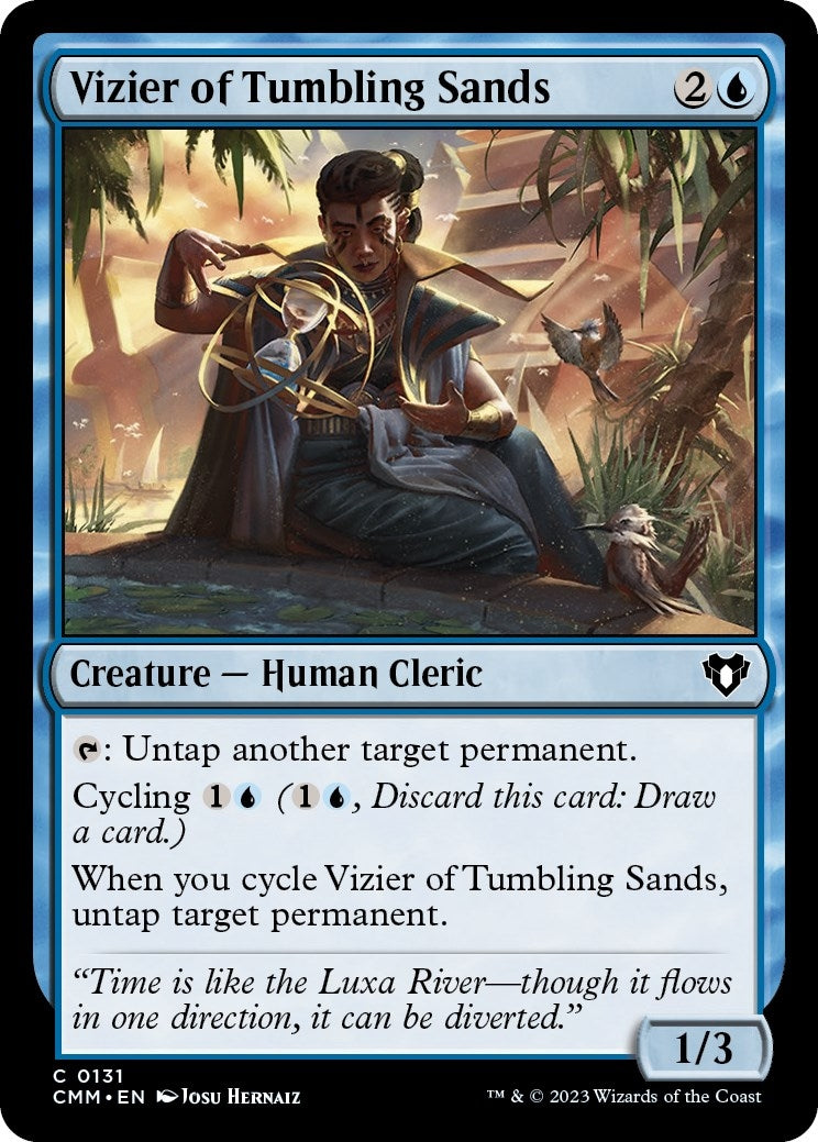 Image for Vizier of Tumbling Sands (131) [Commander Masters] - Magic: The Gathering