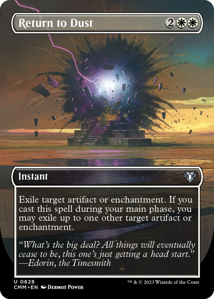 Image for Return to Dust (Borderless) (628) [Commander Masters] - Magic: The Gathering