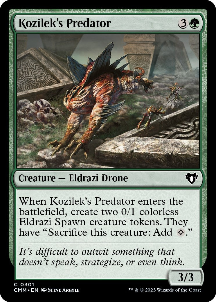 Image for Kozilek's Predator (301) [Commander Masters] - Magic: The Gathering