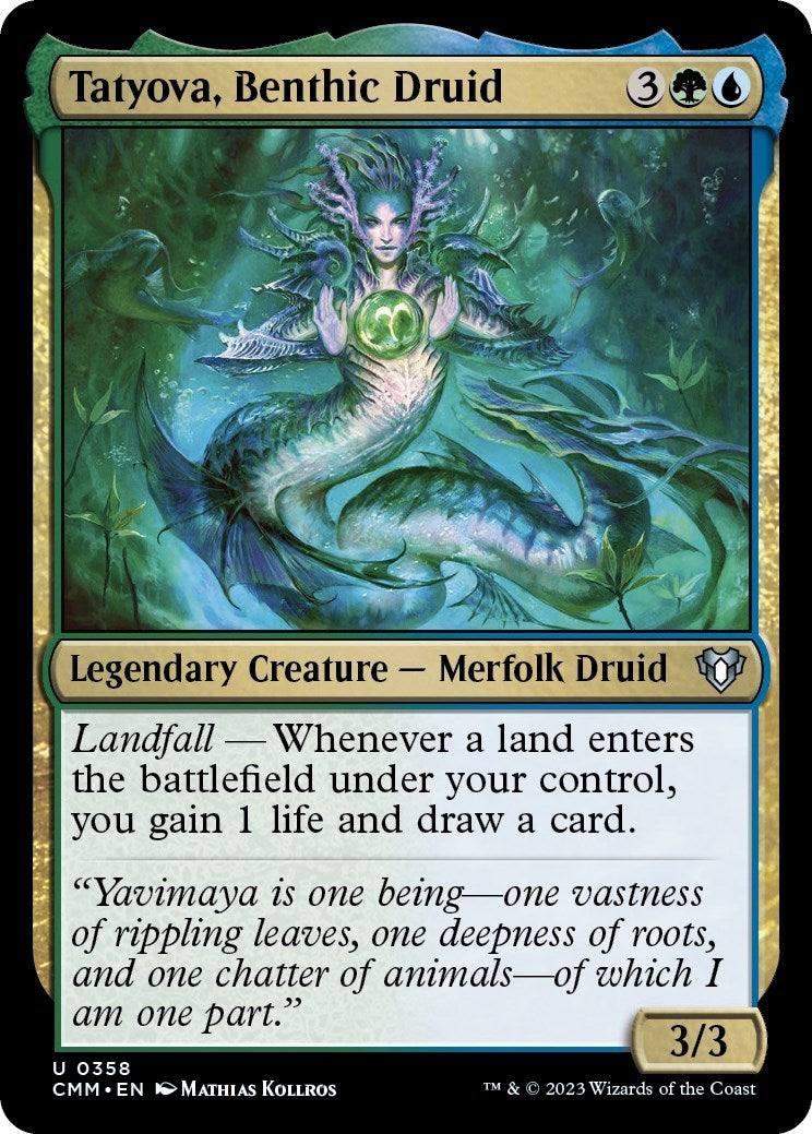 Image for Tatyova, Benthic Druid (358) [Commander Masters] - Magic: The Gathering