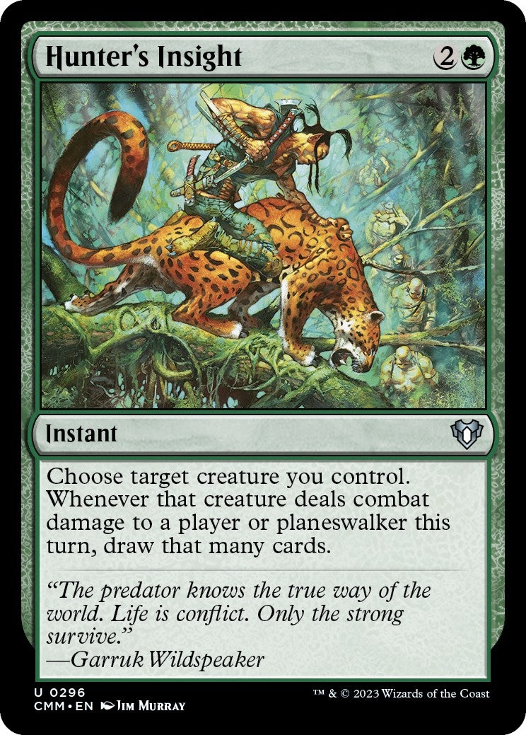 Image for Hunter's Insight (296) [Commander Masters] - Magic: The Gathering