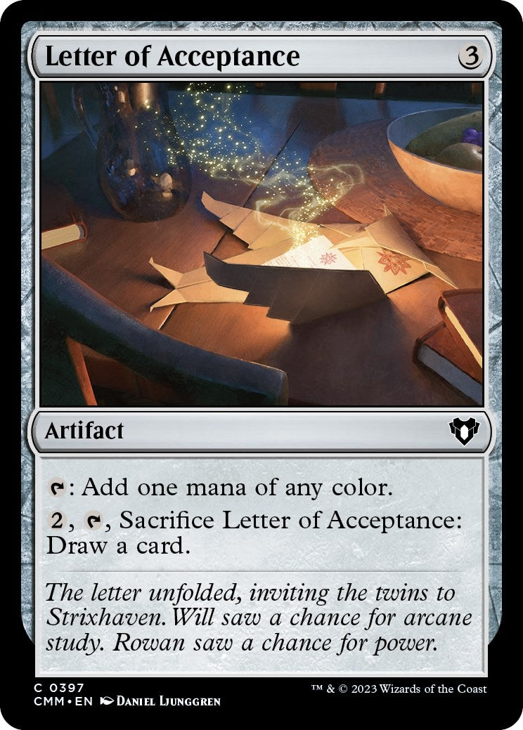 Image for Letter of Acceptance (397) [Commander Masters] - Magic: The Gathering