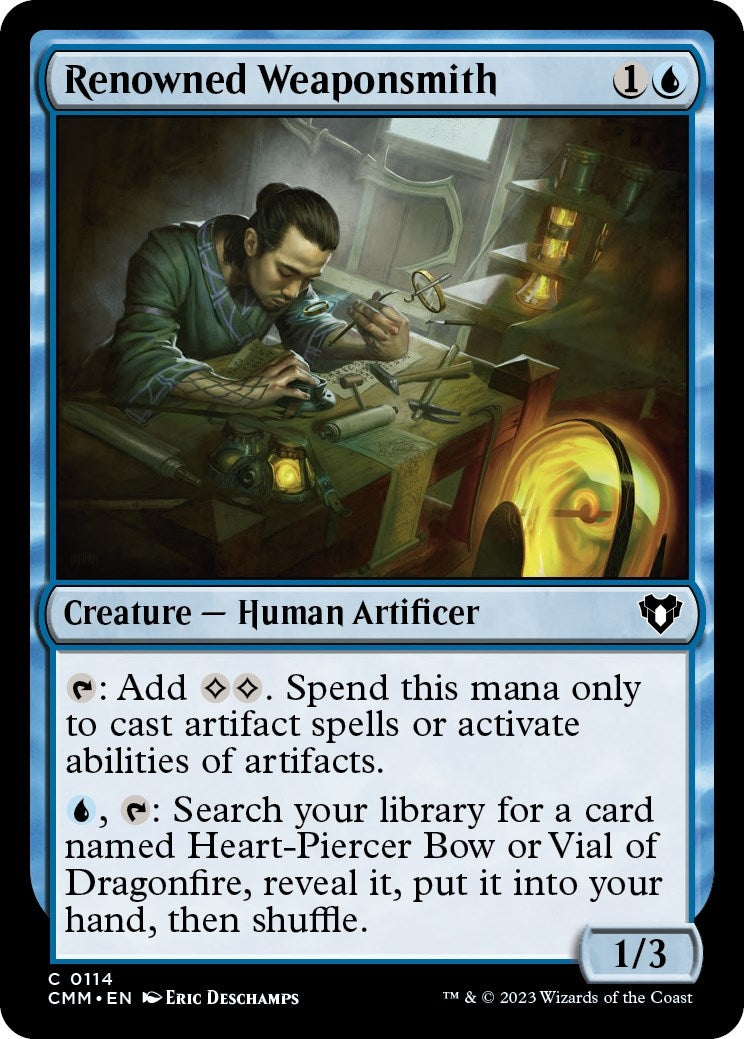 Image for Renowned Weaponsmith (114) [Commander Masters] - Magic: The Gathering