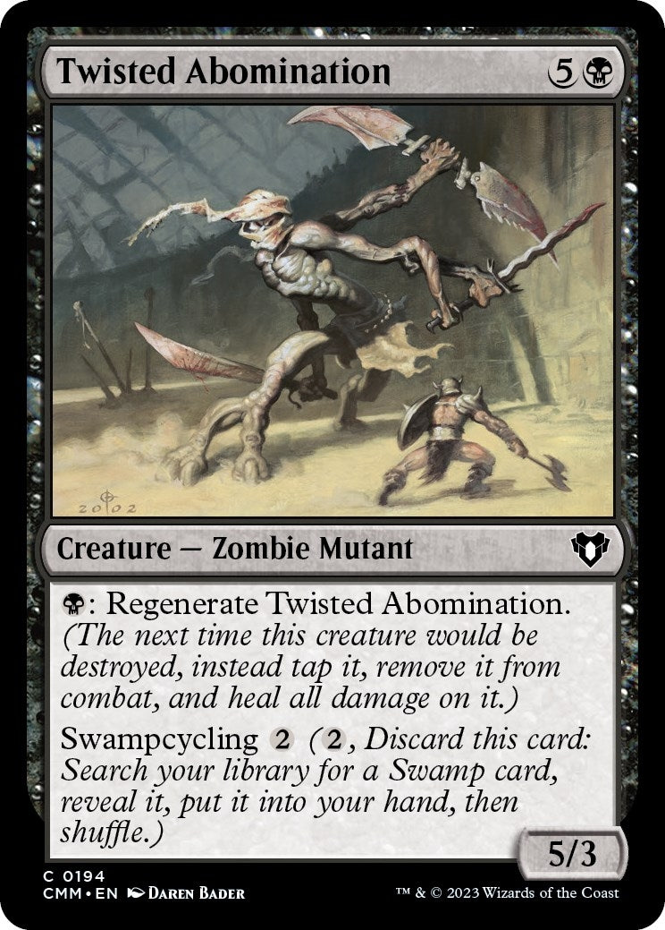 Image for Twisted Abomination (194) [Commander Masters] - Magic: The Gathering