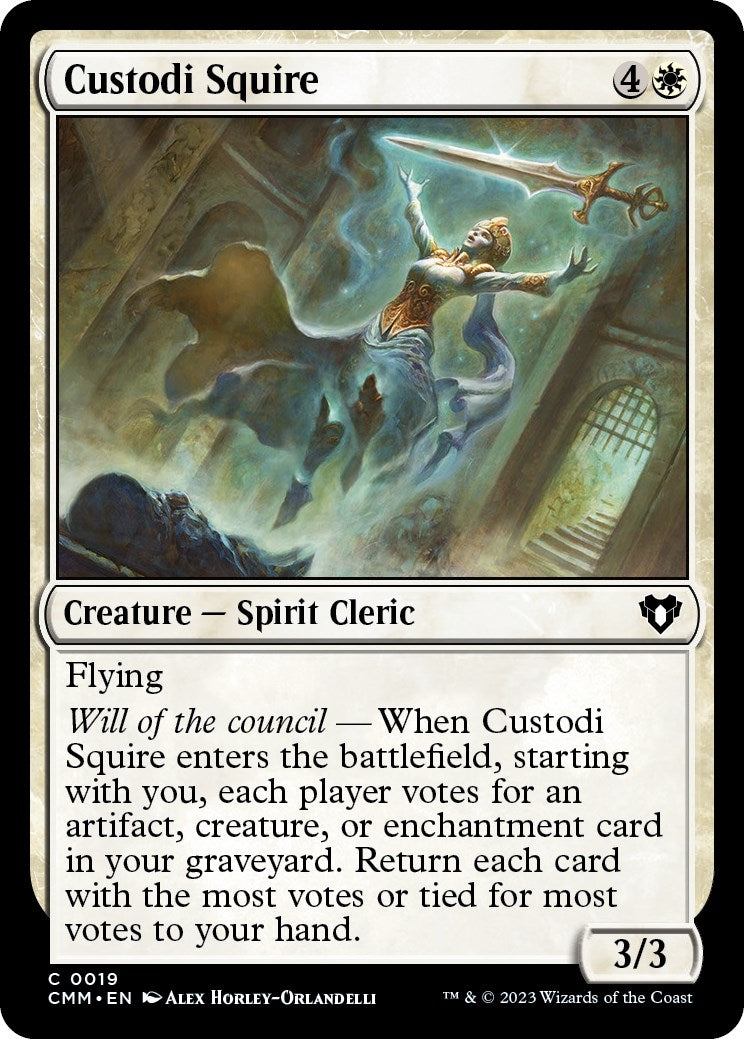 Image for Custodi Squire (19) [Commander Masters] - Magic: The Gathering