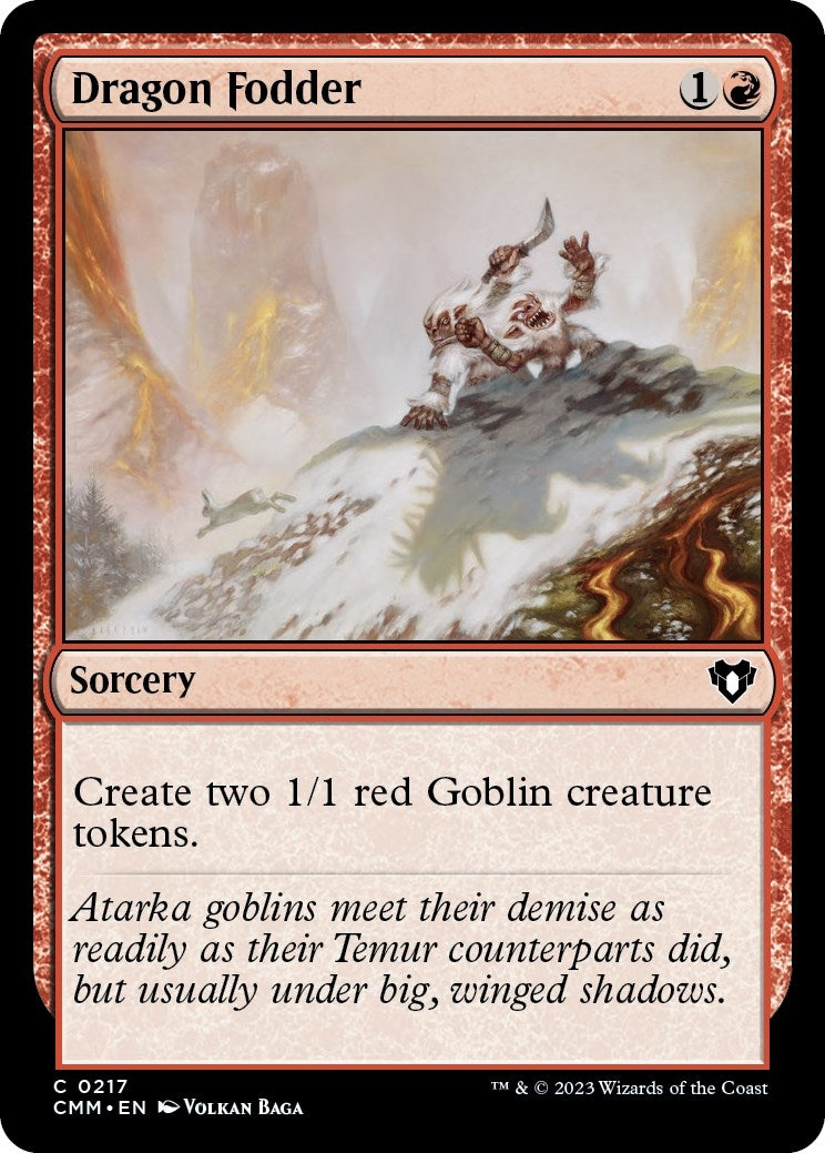 Image for Dragon Fodder (217) [Commander Masters] - Magic: The Gathering