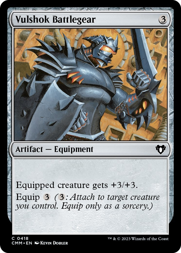 Image for Vulshok Battlegear (418) [Commander Masters] - Magic: The Gathering