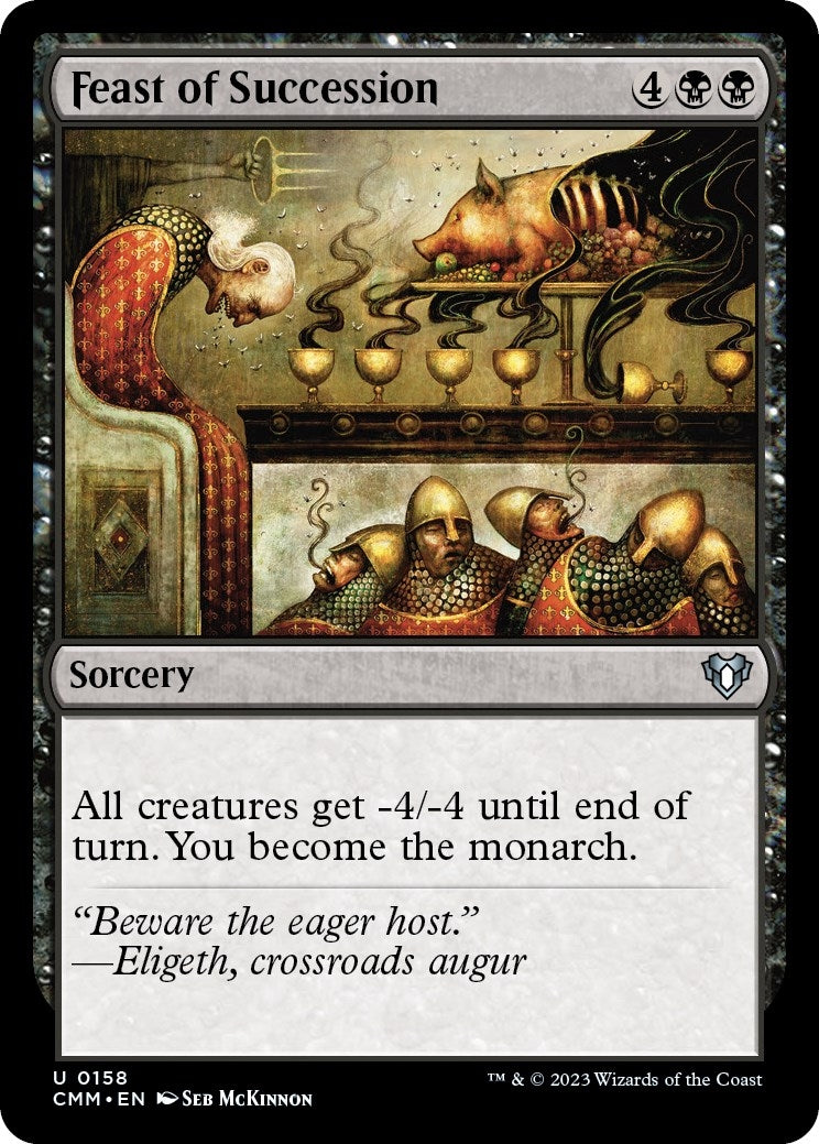 Image for Feast of Succession (158) [Commander Masters] - Magic: The Gathering