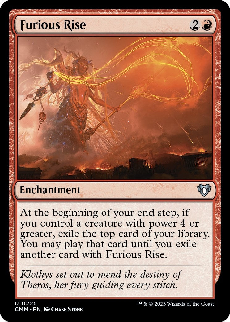Image for Furious Rise (225) [Commander Masters] - Magic: The Gathering
