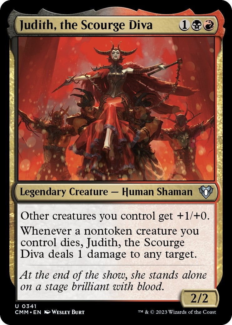 Image for Judith, the Scourge Diva (341) [Commander Masters] - Magic: The Gathering