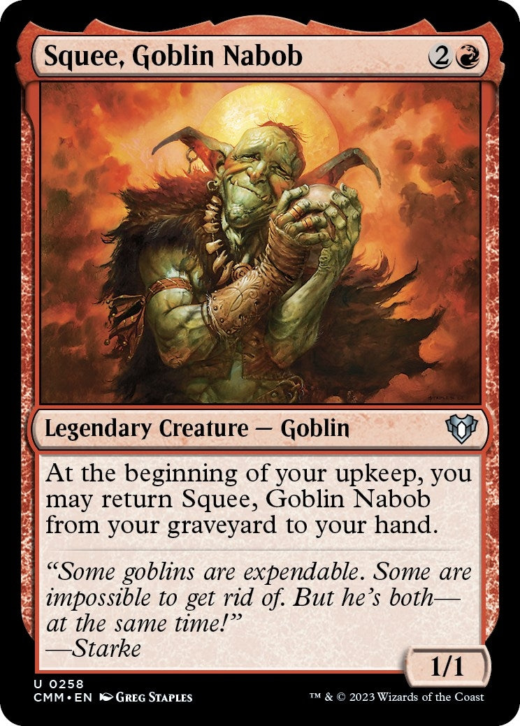 Image for Squee, Goblin Nabob (258) [Commander Masters] - Magic: The Gathering