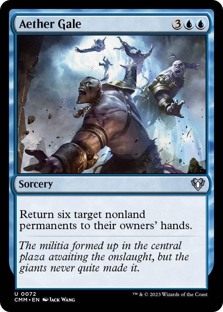 Image for Aether Gale (72) [Commander Masters] - Magic: The Gathering
