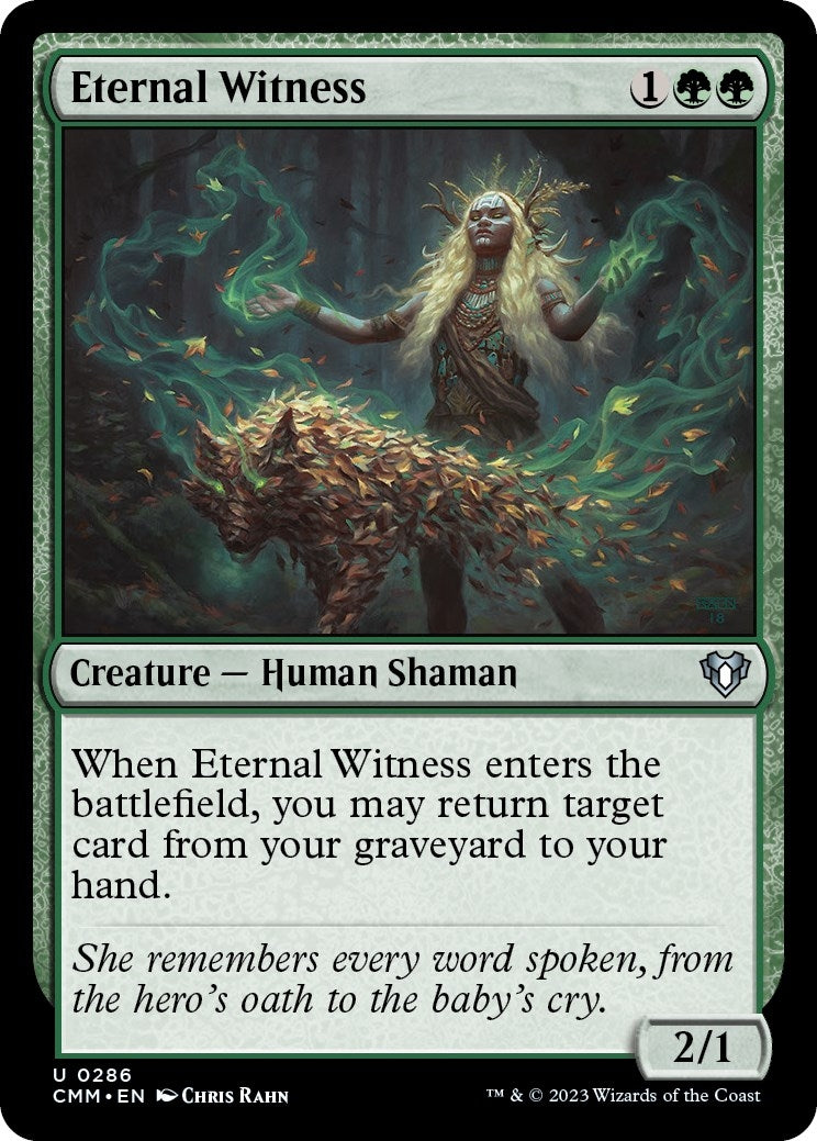Image for Eternal Witness (286) [Commander Masters] - Magic: The Gathering