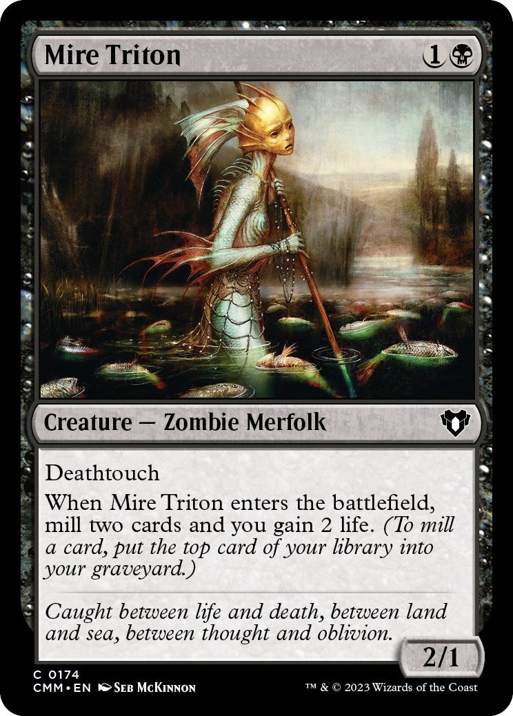 Image for Mire Triton (174) [Commander Masters] - Magic: The Gathering