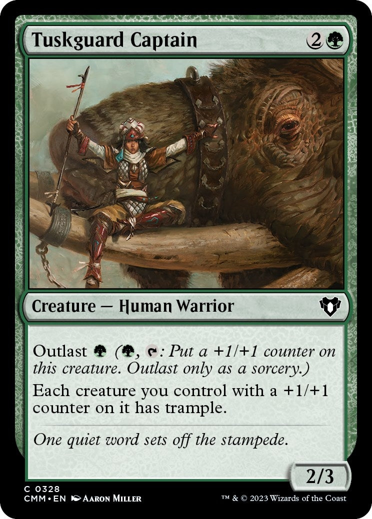 Image for Tuskguard Captain (328) [Commander Masters] - Magic: The Gathering