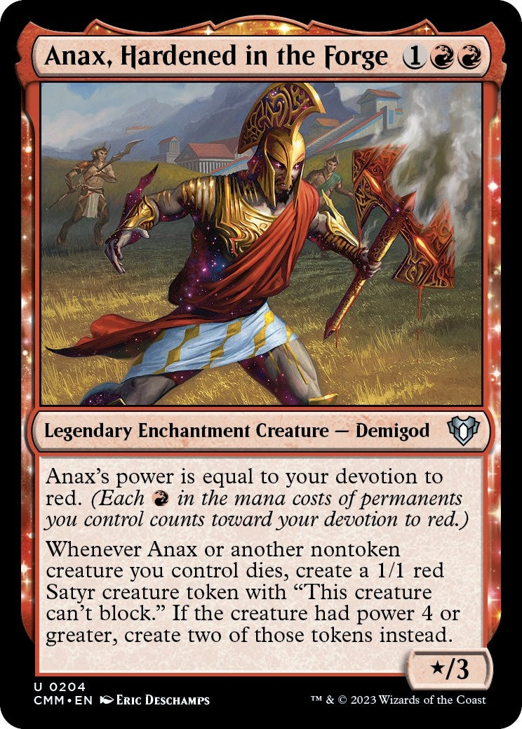 Image for Anax, Hardened in the Forge (204) [Commander Masters] - Magic: The Gathering