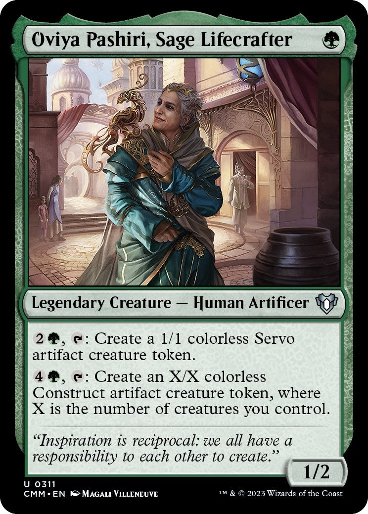 Image for Oviya Pashiri, Sage Lifecrafter (311) [Commander Masters] - Magic: The Gathering