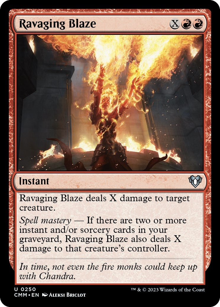 Image for Ravaging Blaze (250) [Commander Masters] - Magic: The Gathering