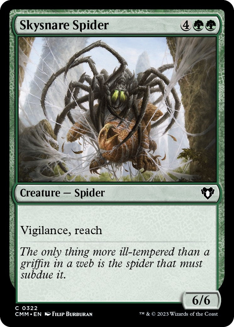 Image for Skysnare Spider (322) [Commander Masters] - Magic: The Gathering