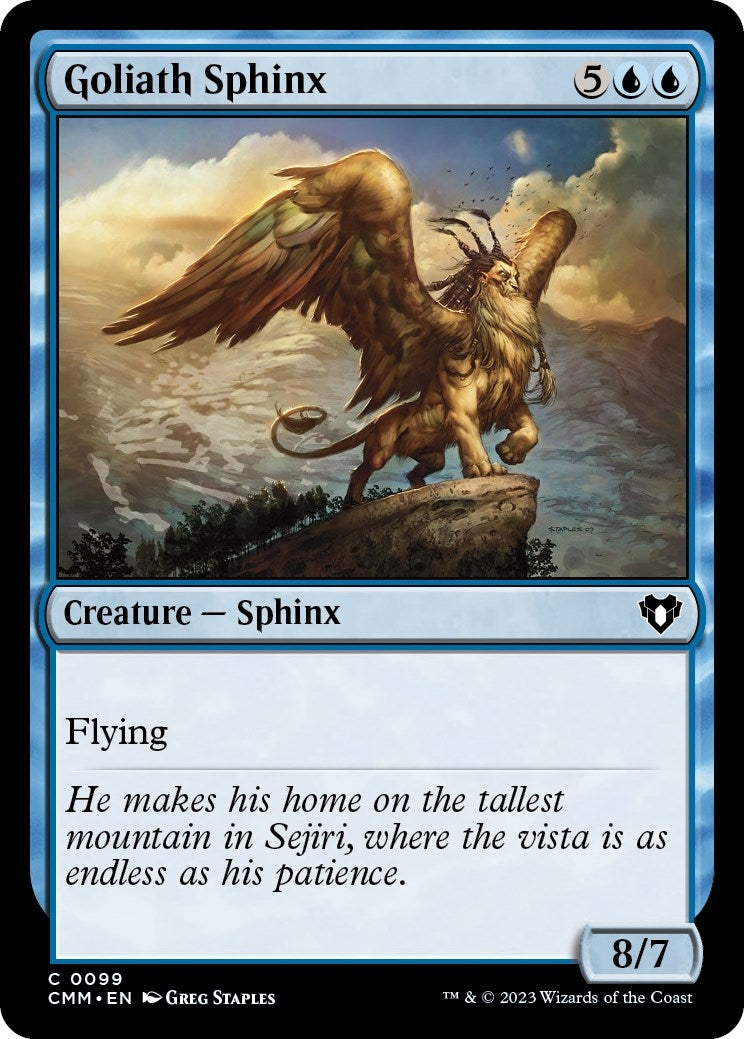 Image for Goliath Sphinx (99) [Commander Masters] - Magic: The Gathering