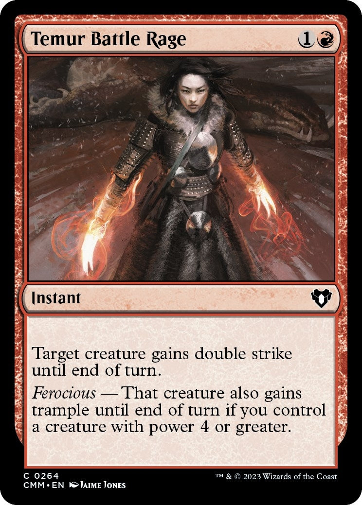 Image for Temur Battle Rage (264) [Commander Masters] - Magic: The Gathering