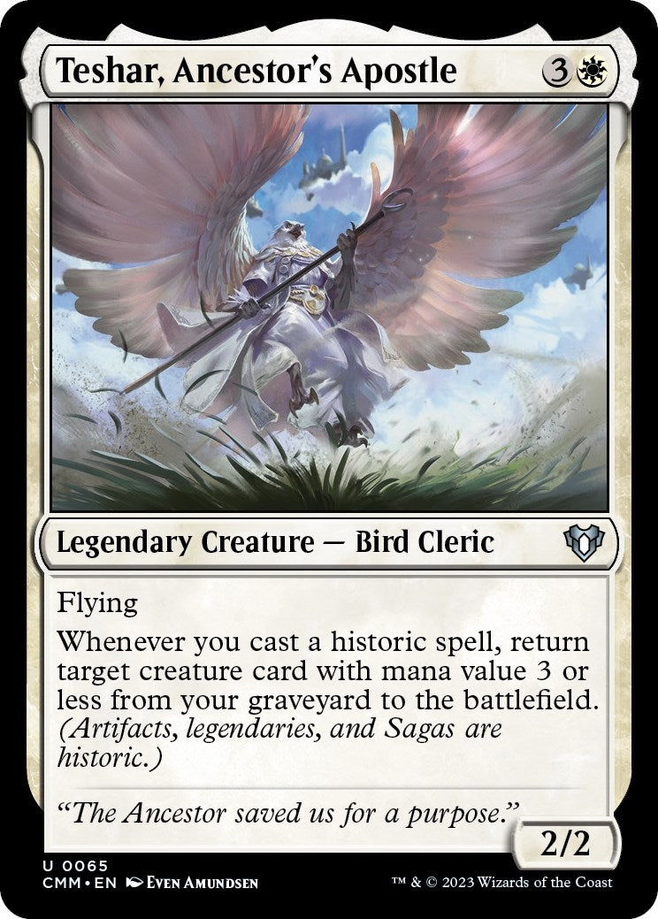 Image for Teshar, Ancestor's Apostle (65) [Commander Masters] - Magic: The Gathering