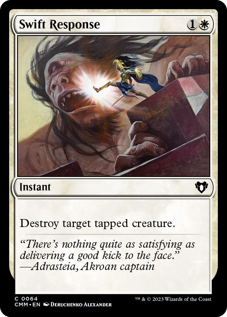Image for Swift Response (64) [Commander Masters] - Magic: The Gathering