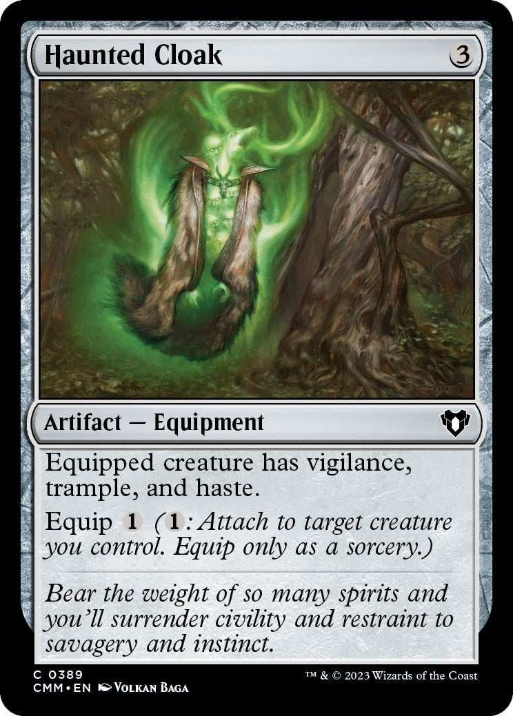 Image for Haunted Cloak (389) [Commander Masters] - Magic: The Gathering