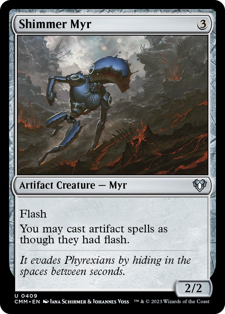 Image for Shimmer Myr (409) [Commander Masters] - Magic: The Gathering