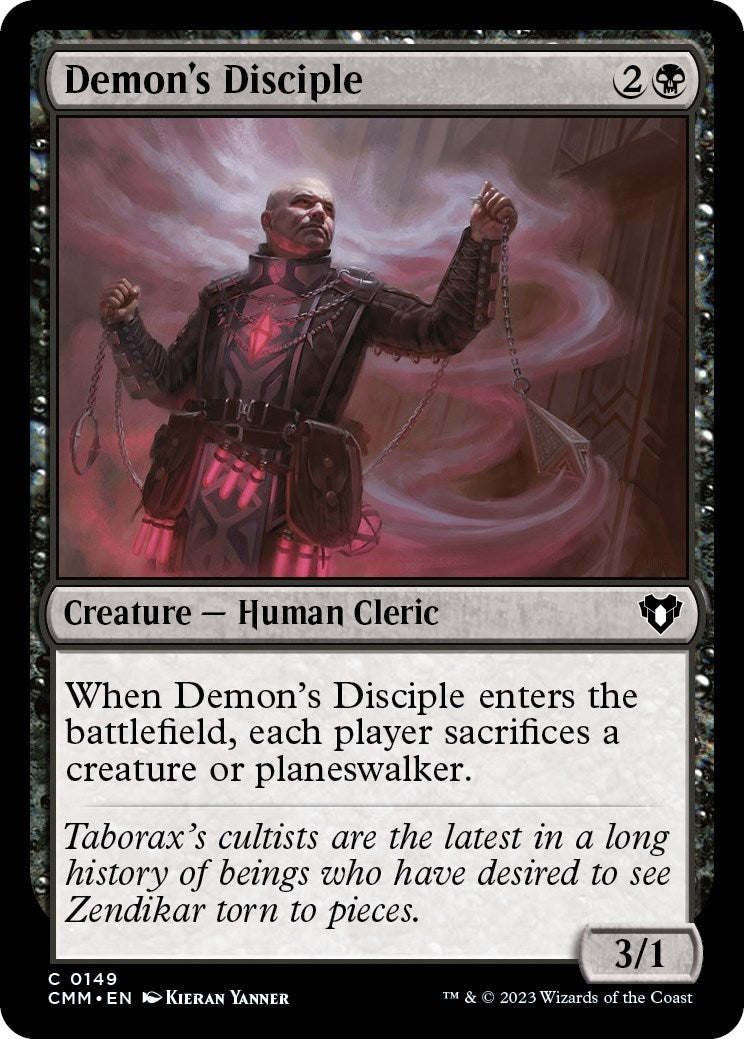 Image for Demon's Disciple (149) [Commander Masters] - Magic: The Gathering