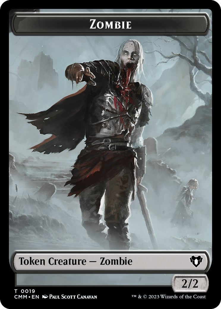 Image for Zombie Token (0019) (19) [Commander Masters] - Magic: The Gathering