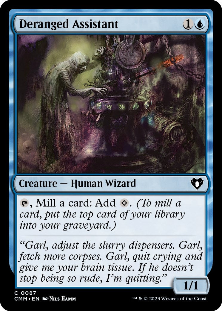 Image for Deranged Assistant (87) [Commander Masters] - Magic: The Gathering