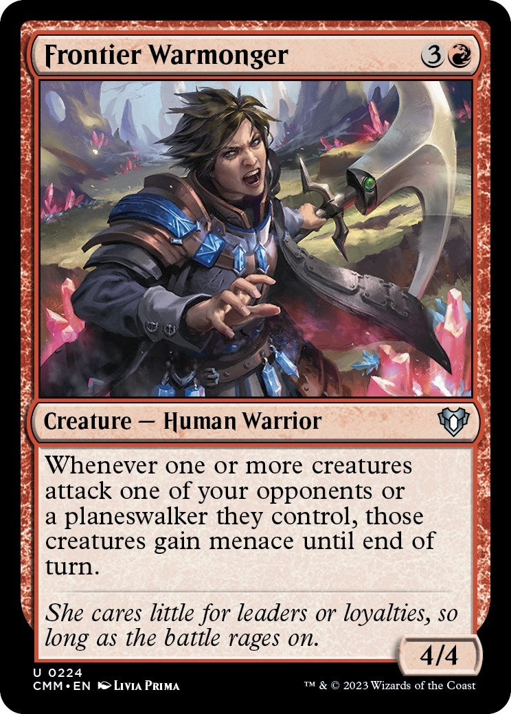 Image for Frontier Warmonger (224) [Commander Masters] - Magic: The Gathering
