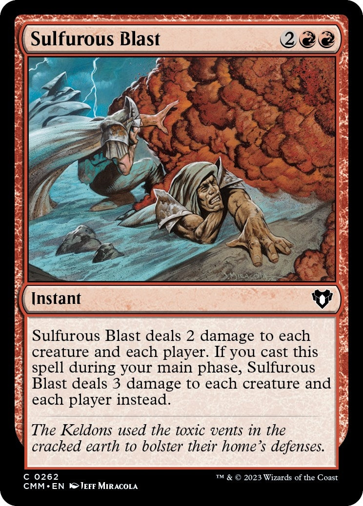 Image for Sulfurous Blast (262) [Commander Masters] - Magic: The Gathering