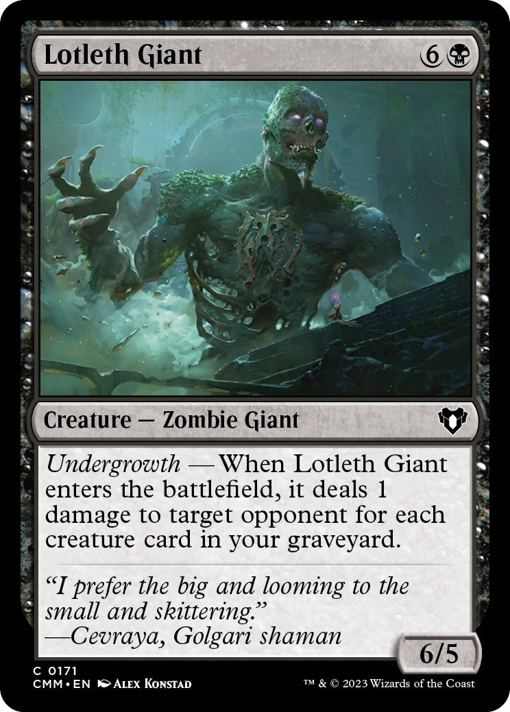 Image for Lotleth Giant (171) [Commander Masters] - Magic: The Gathering