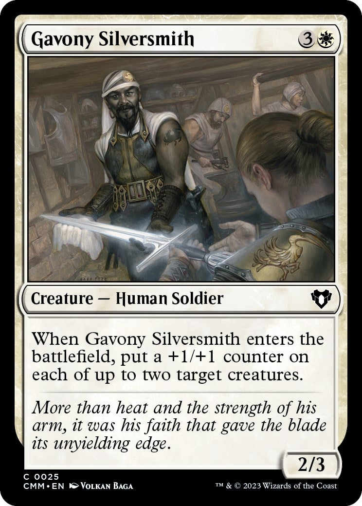 Image for Gavony Silversmith (25) [Commander Masters] - Magic: The Gathering