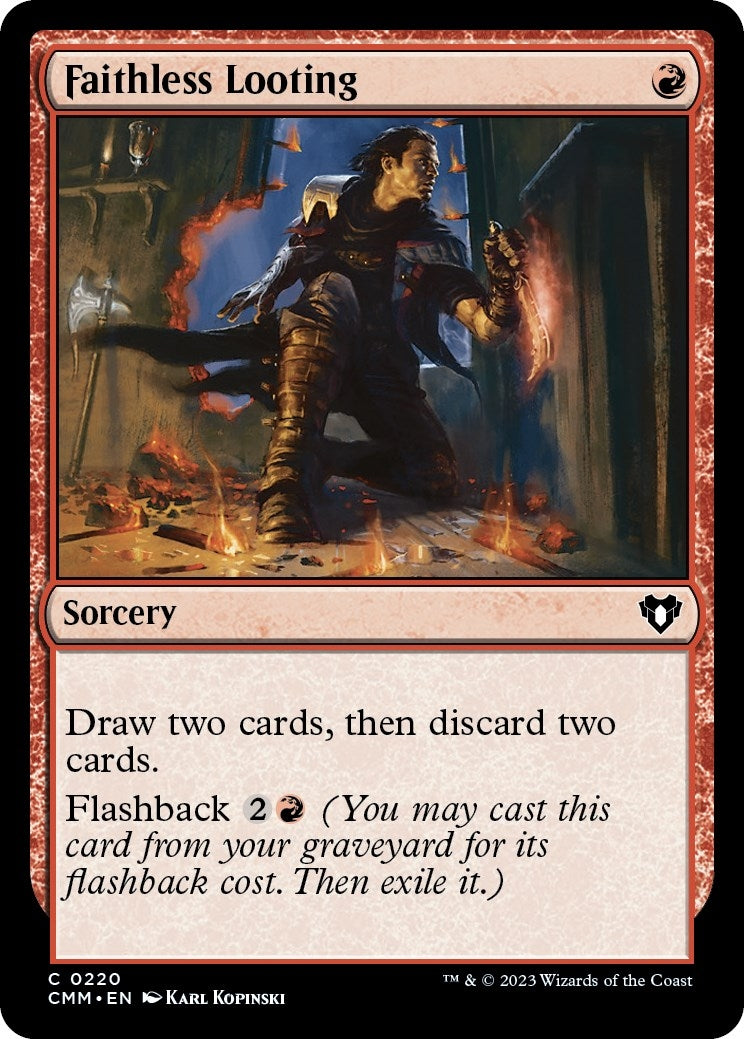 Image for Faithless Looting (220) [Commander Masters] - Magic: The Gathering