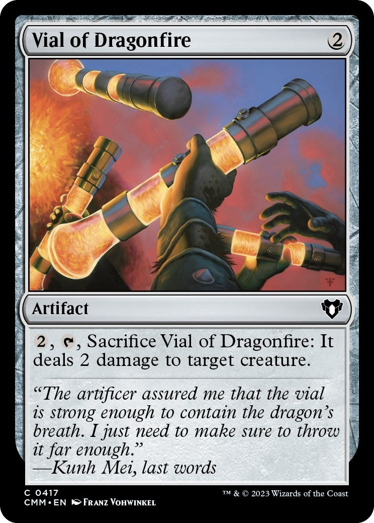 Image for Vial of Dragonfire (417) [Commander Masters] - Magic: The Gathering