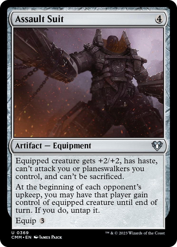 Image for Assault Suit (369) [Commander Masters] - Magic: The Gathering