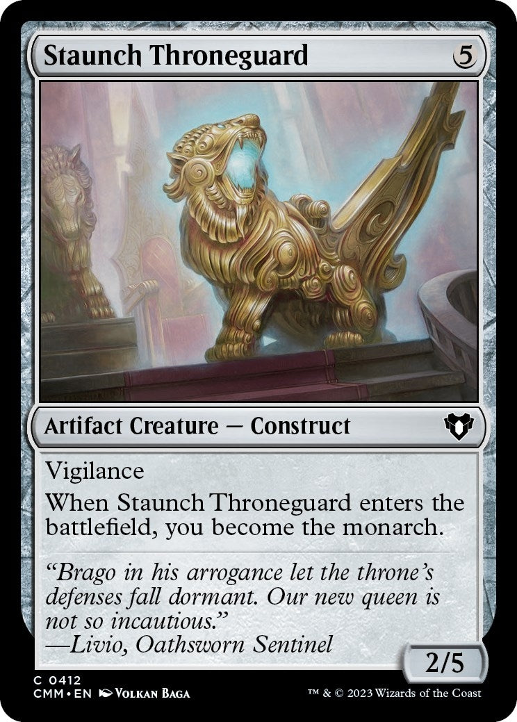 Image for Staunch Throneguard (412) [Commander Masters] - Magic: The Gathering