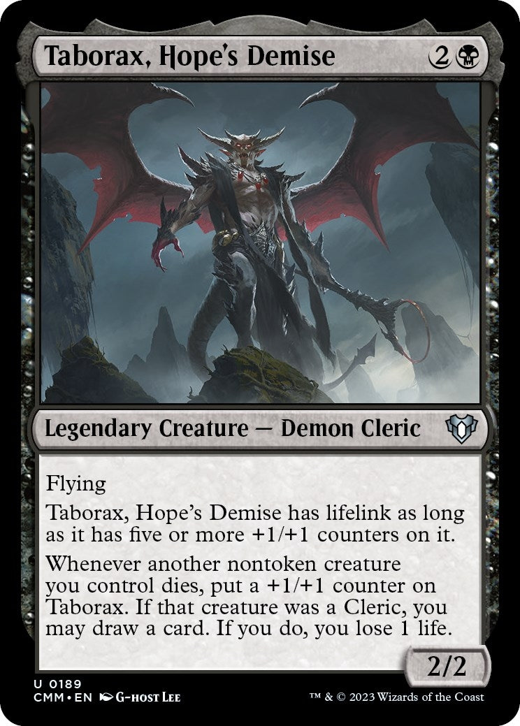 Image for Taborax, Hope's Demise (189) [Commander Masters] - Magic: The Gathering