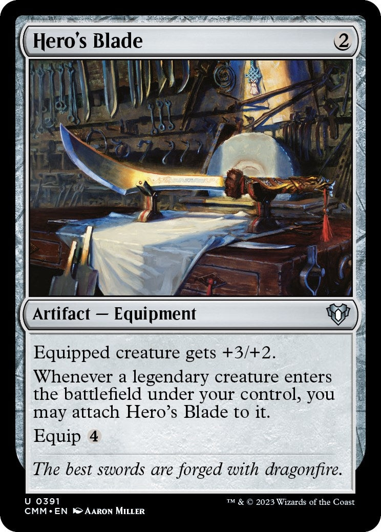 Image for Hero's Blade (391) [Commander Masters] - Magic: The Gathering