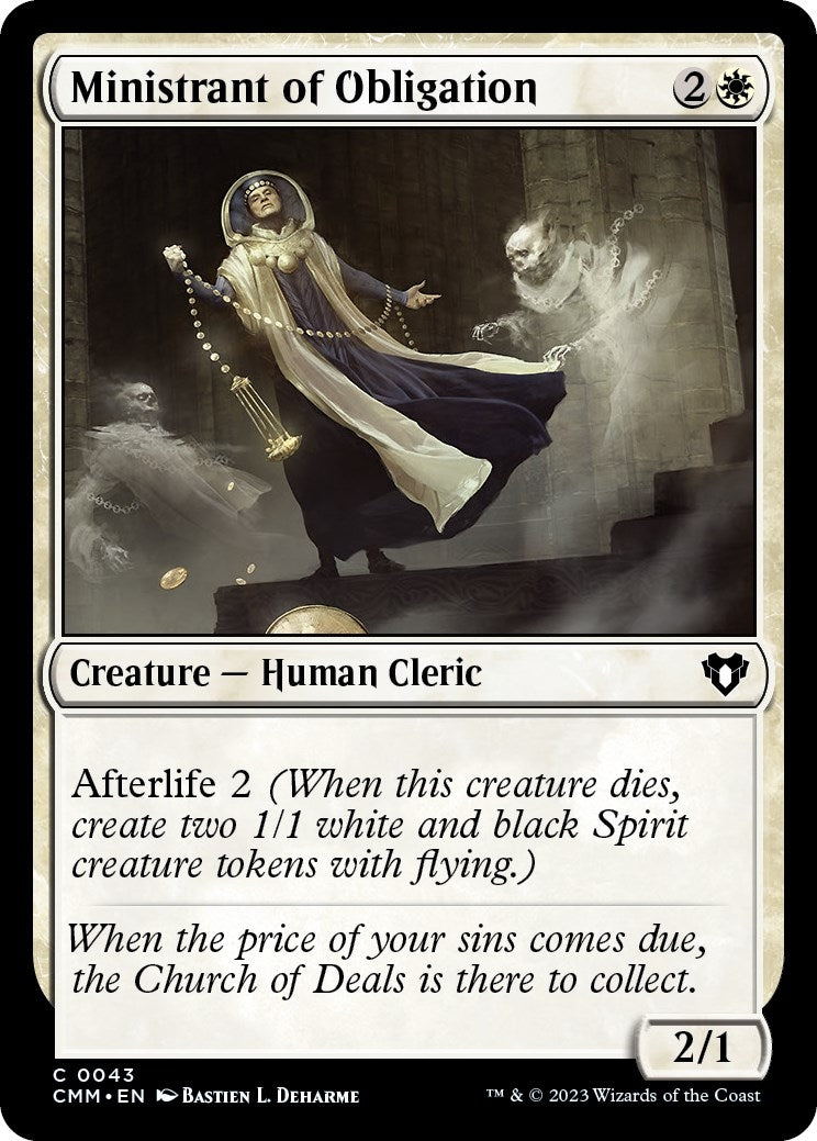 Image for Ministrant of Obligation (43) [Commander Masters] - Magic: The Gathering