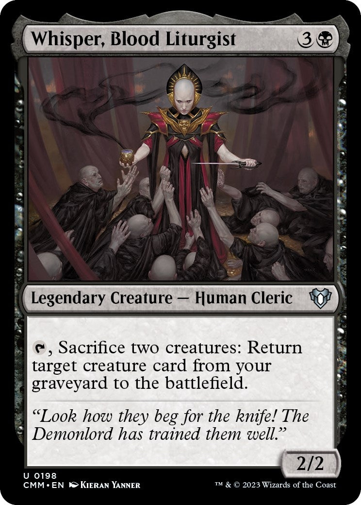 Image for Whisper, Blood Liturgist (198) [Commander Masters] - Magic: The Gathering