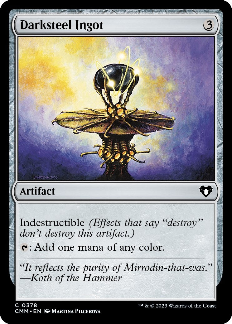 Image for Darksteel Ingot (378) [Commander Masters] - Magic: The Gathering