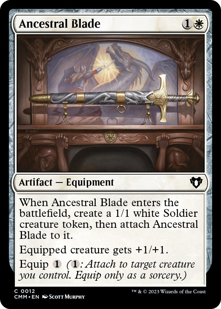 Image for Ancestral Blade (12) [Commander Masters] - Magic: The Gathering