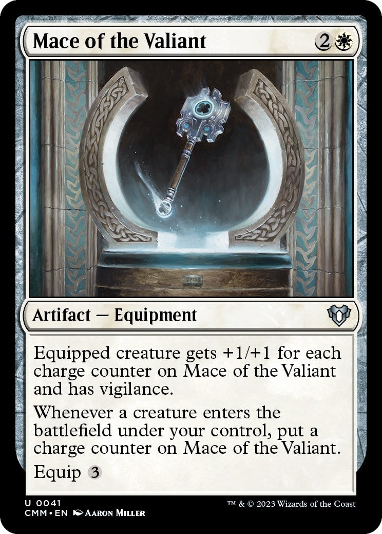 Image for Mace of the Valiant (41) [Commander Masters] - Magic: The Gathering