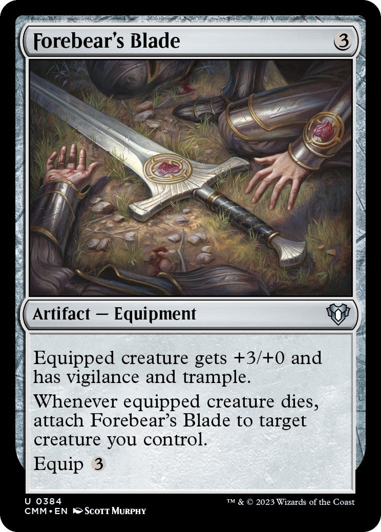 Image for Forebear's Blade (384) [Commander Masters] - Magic: The Gathering