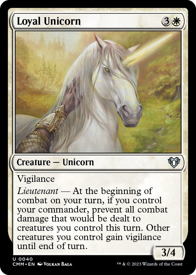 Image for Loyal Unicorn (40) [Commander Masters] - Magic: The Gathering